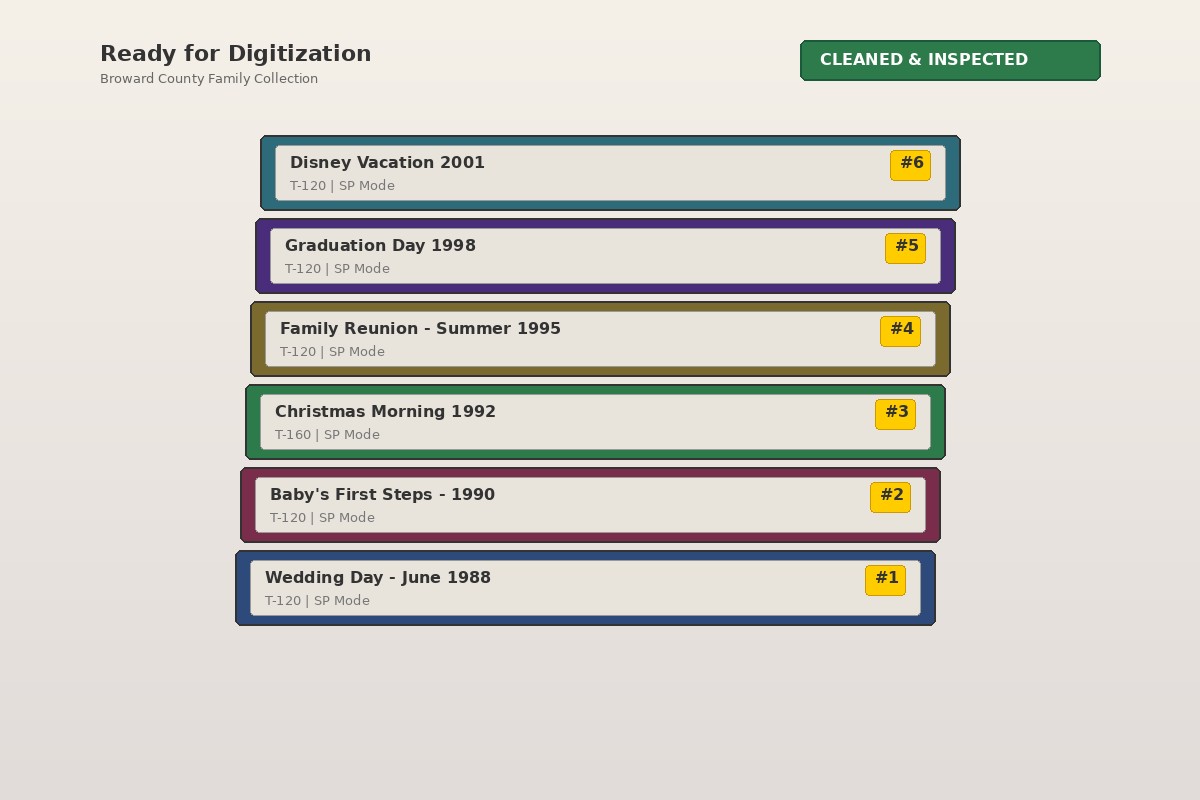 How to Choose a VHS to Digital Service in Broward County | Forever Studios