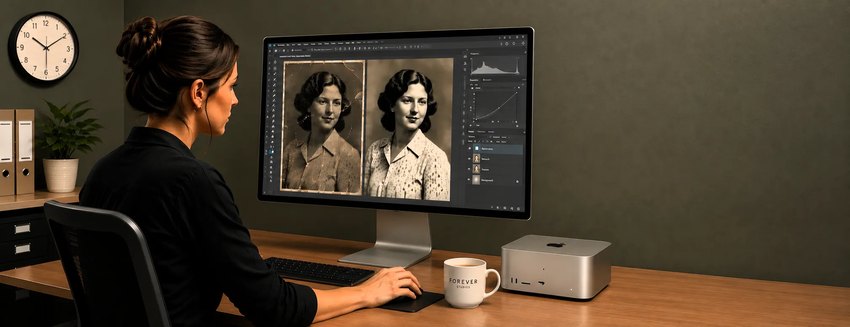 The Best Photo Scanning & Restoration Services in 2026 | Forever Studios