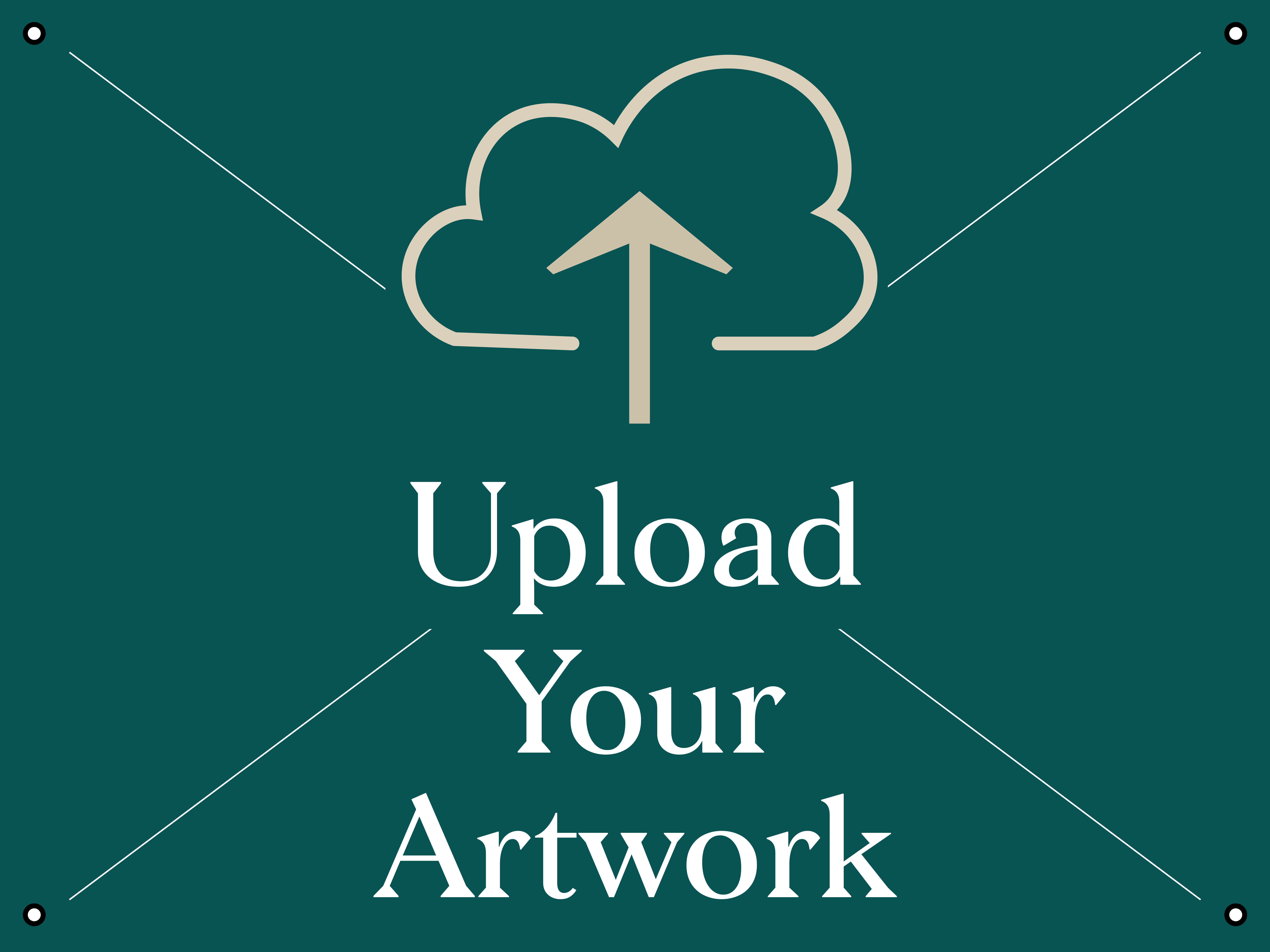 Metal Sign | Upload Your Artwork NA 24x18